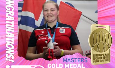 Gull til Europamester Jenny Mathiesen i Masters-øvelsen! - thumbnail
