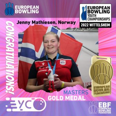 Gull til Norge ved Junior EM i Bowling - thumbnail