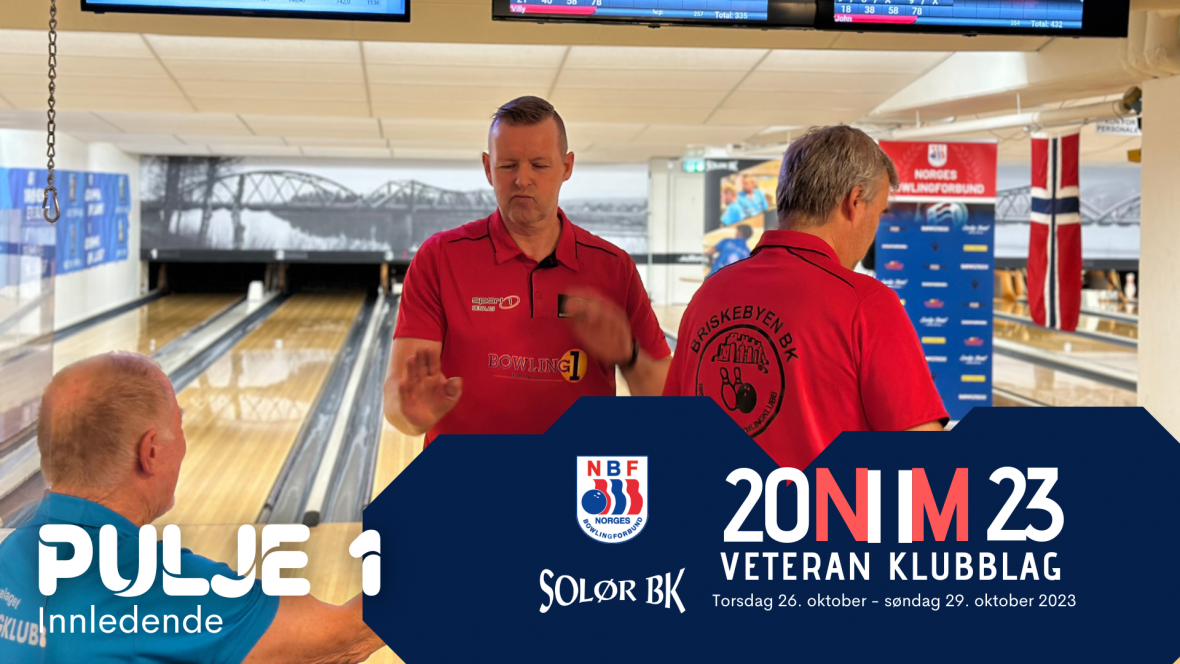 Den første av 3 innledende puljer unnagjort – NM Veteran Klubblag 2023 - thumbnail