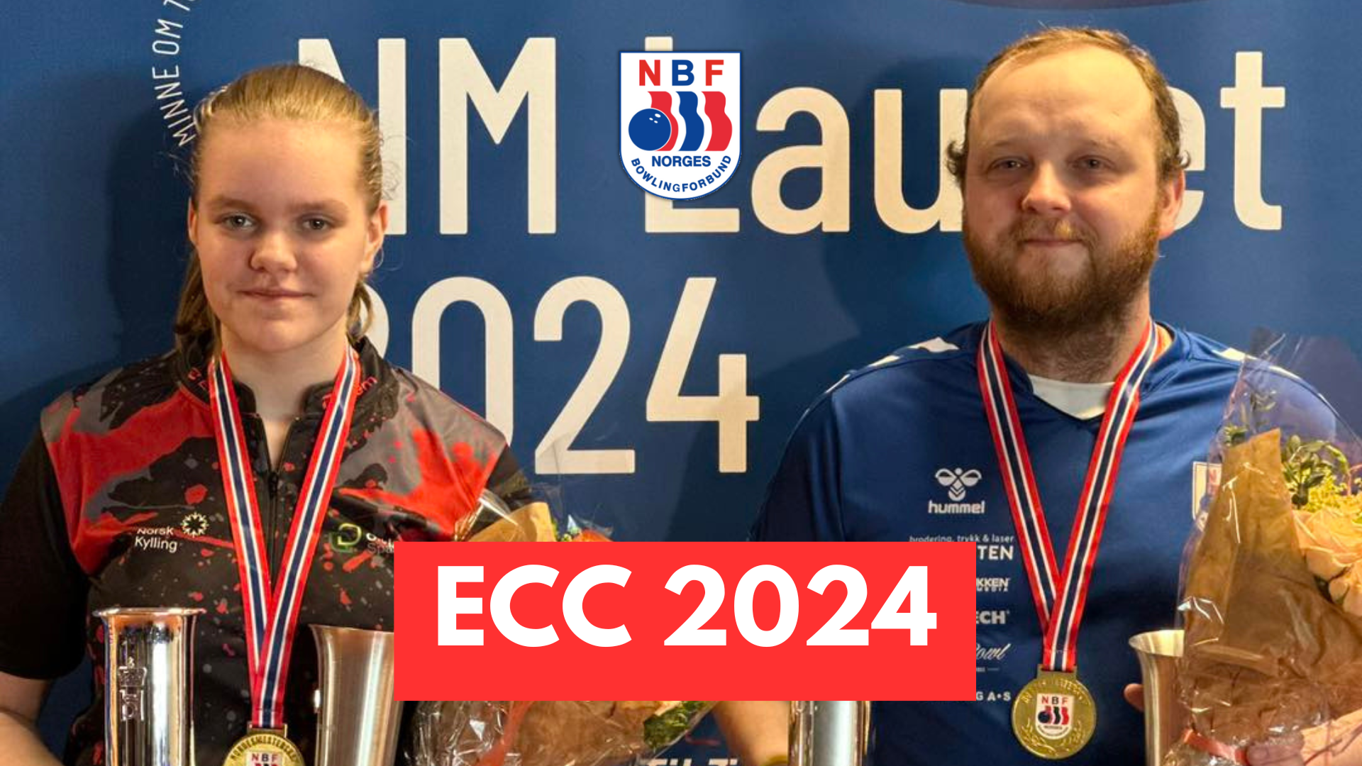 Emilie og Adrian på plass i Bratislava - ECC 2024 - Norges Bowlingforbund